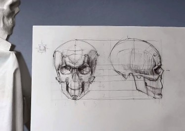 Академический рисунок: перспектива, голова, фигура – портфолио - 3