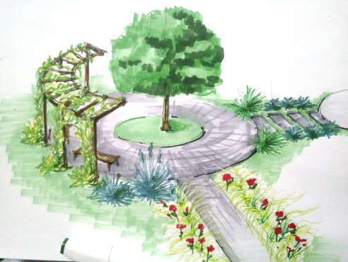 Ландшафтный дизайн и садово-парковое строительство – работы студентов - 3