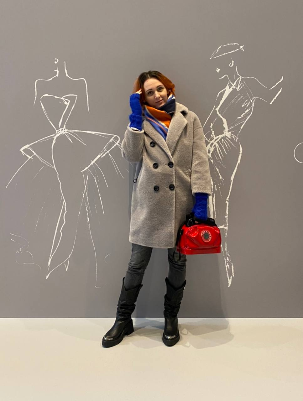 Инна на выставке Dior в Токио